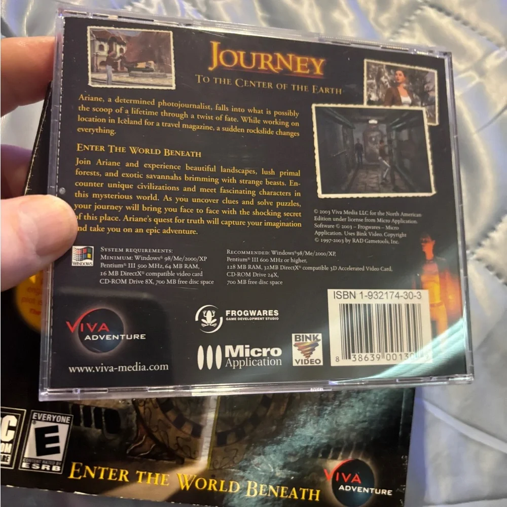 Journey to the Center of the Earth PC CD-ROM Game -